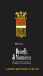 Marchesato Degli Aleramici Brunello di Montalcino Riserva 2009 Front Label