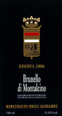 Marchesato Degli Aleramici Brunello di Montalcino Riserva 2006 Front Label