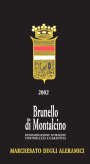 Marchesato Degli Aleramici Brunello di Montalcino 2002 Front Label