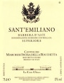 Marchesi Incisa della Rocchetta Sant'Emiliano Barbera d'Asti Superiore 2014 Front Label