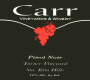 Carr Vineyards & Winery Turner Vineyard Pinot Noir 2007 Front Label