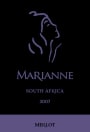 Marianne Wine Estate Merlot 2007 Front Label