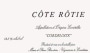 Marie et Pierre Benetiere Cote Rotie Cordeloux 2013 Front Label