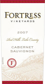 Carruth Cellars Fortress Vineyard Cabernet Sauvignon 2007 Front Label