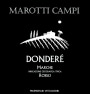 Marotti Campi Marche Dondere Rosso 2010 Front Label