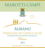 Marotti Campi Verdicchio dei Castelli di Jesi Albiano Classico 2014 Front Label