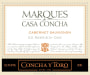 Marques de Casa Concha Cabernet Sauvignon 2012 Front Label