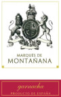 Marques de Montanana Garnacha 2009 Front Label