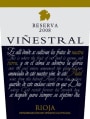 Marques de Reinosa Vinestral Reserva 2008 Front Label