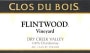 Clos du Bois Flintwood Vineyard Chardonnay 1996 Front Label
