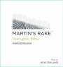 Martin's Rake Marlborough Sauvignon Blanc 2010 Front Label