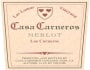 Casa Carneros Las Lomas Vineyard Merlot 1998 Front Label