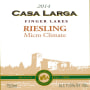 Casa Larga Micro Climate Riesling 2014 Front Label