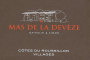 Mas De La Deveze Cotes du Roussillon Villages 2013 Front Label