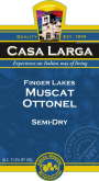 Casa Larga Muscat Ottonel 2013 Front Label