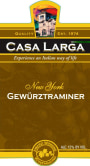 Casa Larga Gewurztraminer 2014 Front Label