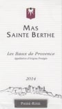 Mas Sainte Berthe Les Baux de Provence Passe Rose 2014 Front Label