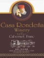 Casa Rondena Cabernet Franc 2004 Front Label