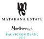Matakana Estate Marlborough Sauvignon Blanc 2015 Front Label