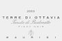 Maurigi Sicilia Terre di Ottavia Pinot Noir 2003 Front Label