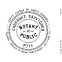 Notary Public Happy Canyon Cabernet Sauvignon 2014 Front Label