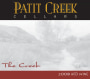 Patit Creek Cellars The Creek 2008 Front Label
