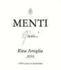 Giovanni Menti Riva Arsiglia Gambellara Classico 2010 Front Label