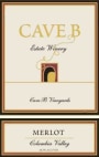 Cave B Estate Winery Merlot 2011 Front Label