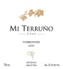 Mi Terruno Uvas Torrontes 2009 Front Label