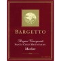 Bargetto Santa Cruz Mountains Merlot 2015 Front Label