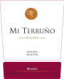 Mi Terruno Reserva Malbec 2011 Front Label