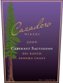 Cazadero Winery Bei Ranch Cabernet Sauvignon 2009 Front Label