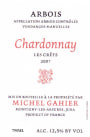 Michel Gahier Arbois Les Crets Chardonnay 2007 Front Label