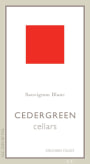 Cedergreen Cellars Sauvignon Blanc 2015 Front Label