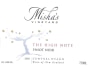 Misha's Vineyard Wines Ltd The High Note Pinot Noir 2010 Front Label