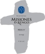 Misiones de Rengo Merlot 2008 Front Label