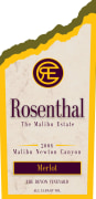 Rosenthal Devon Vineyard Merlot 2008  Front Label