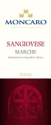 Moncaro Marche Sangiovese 2015 Front Label