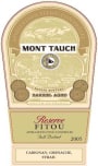 Mont Tauch Fitou Reserve 2005 Front Label