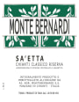 Monte Bernardi Sa'etta Chianti Classico Riserva 2012 Front Label