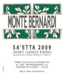 Monte Bernardi Sa'etta Chianti Classico Riserva 2009 Front Label