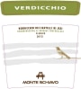 Monte Schiavo Verdicchio dei Castelli di Jesi Classico 2012 Front Label