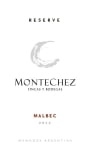 Montechez Fincas y Bodegas Reserva Malbec 2012 Front Label