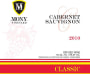 Mony Vineyard Classic Cabernet Sauvignon 2010 Front Label