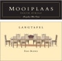 Mooiplaas Wine Estate Langtafel Red 2010 Front Label