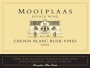 Mooiplaas Wine Estate Chenin Blanc 2009 Front Label