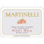 Martinelli Three Sisters Vineyard Sea Ridge Meadow Pinot Noir 2007 Front Label