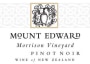 Mount Edward Morrison Vineyard Pinot Noir 2013 Front Label