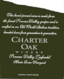 Charter Oak Winery Monte Rosso Old Vine Hillside Zinfandel 2005 Front Label