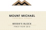 Mount Michael Wines Bessie's Block Pinot Noir 2013 Front Label